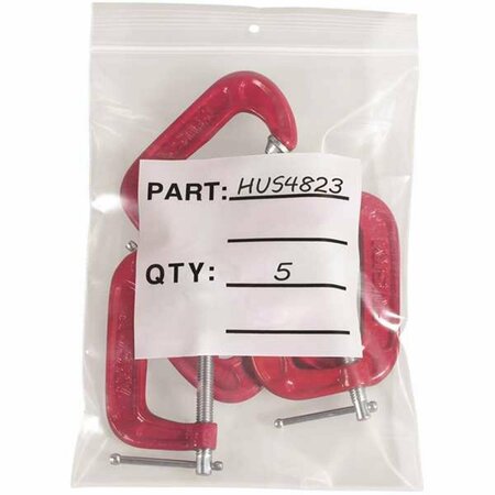 OFFICESPACE 10 x 10 in. 4 Mil Parts Bags with Hang Holes OF3354128